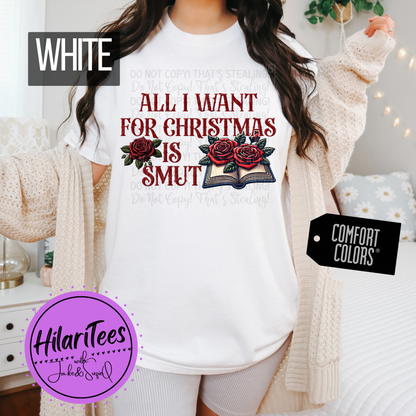 All I Want For Christmas Is Smut Tshirt/Crewneck/Hoodie