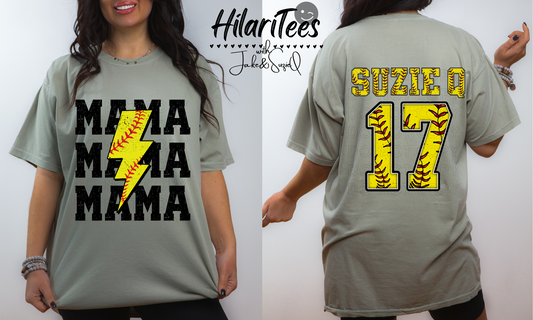 Custom Softball Tshirt