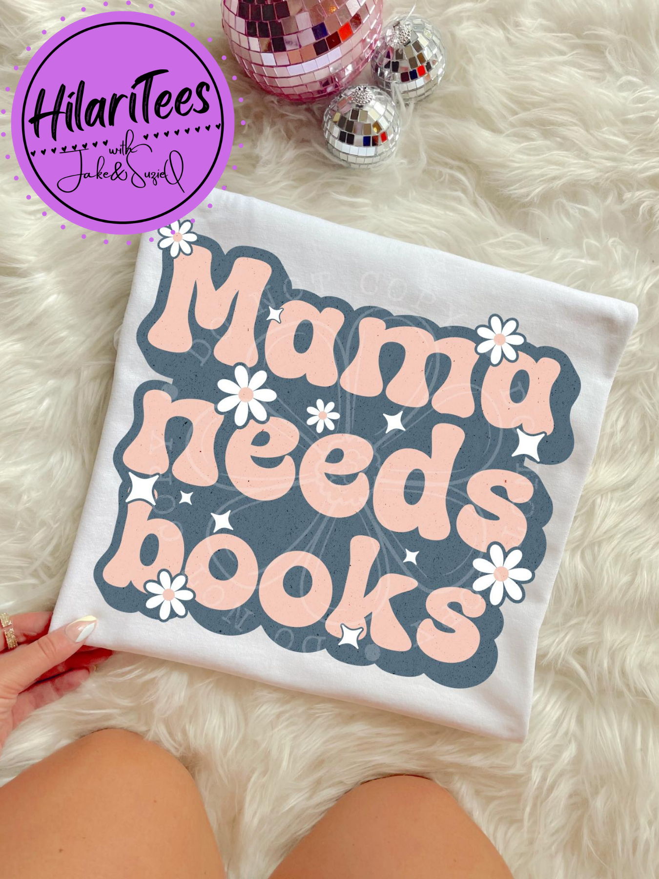 Mama Needs Books Tshirt/Crewneck/Hoodie