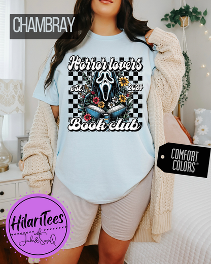 Horror Lovers Book Club Tshirt