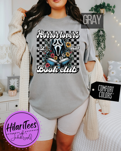 Horror Lovers Book Club Tshirt