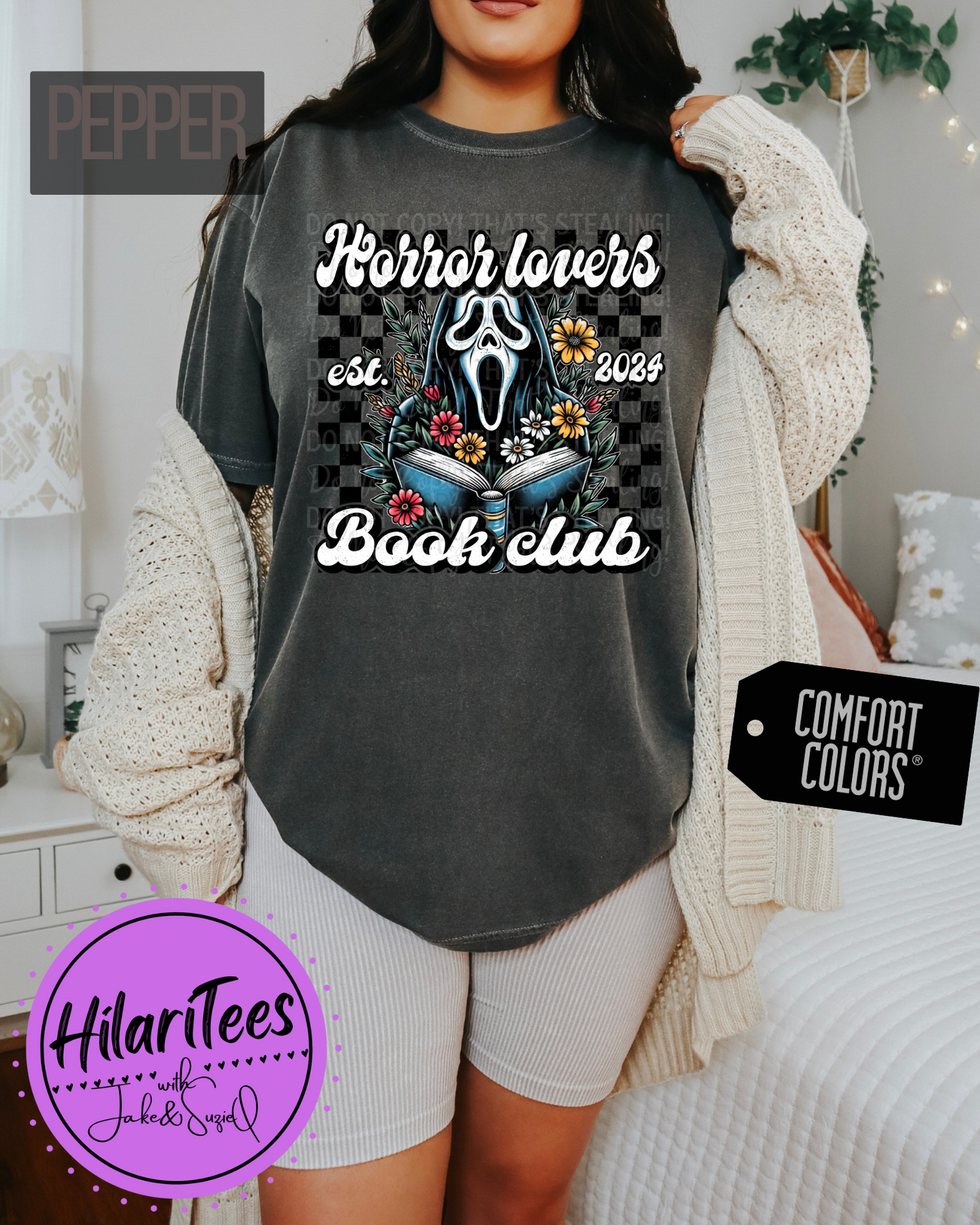 Horror Lovers Book Club Tshirt