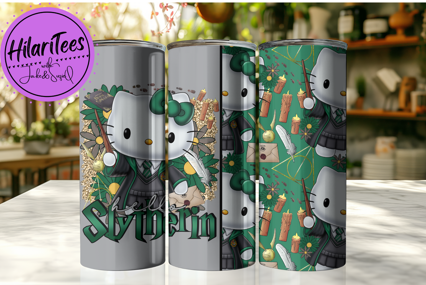 HKxHP Slytherin Tumbler